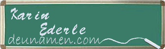 Karin Ederle Visitenkarte